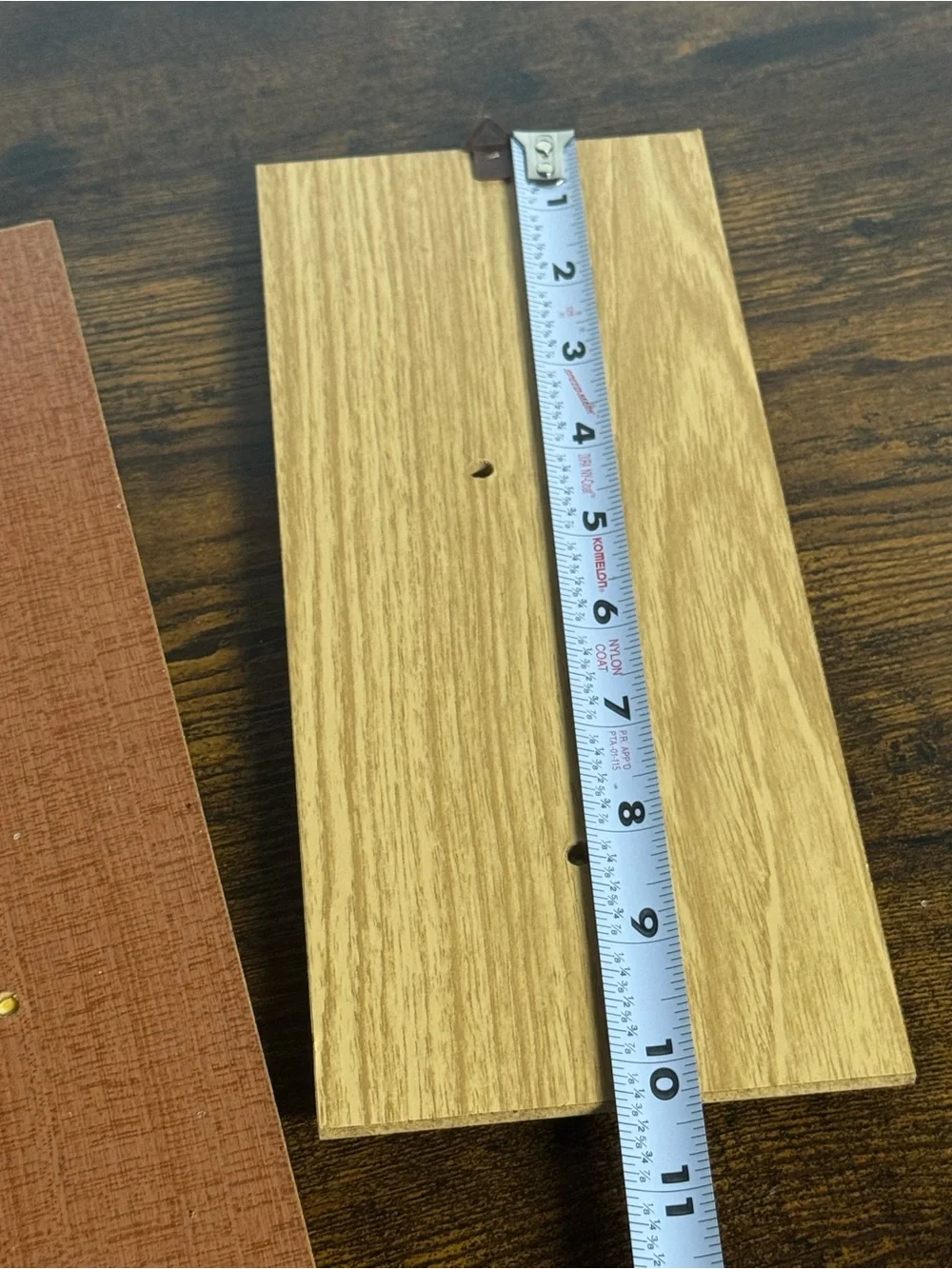 Wood-Grain Floral & Crane Wall Plaques - Cream on Brown